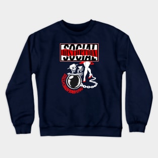 Social distortion dinner vintage Crewneck Sweatshirt